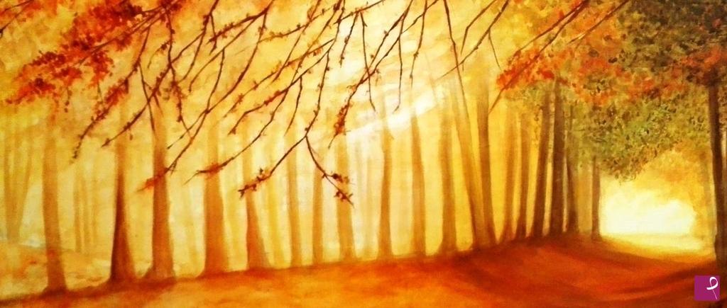 quadri in vendita online - Luce d'autunno