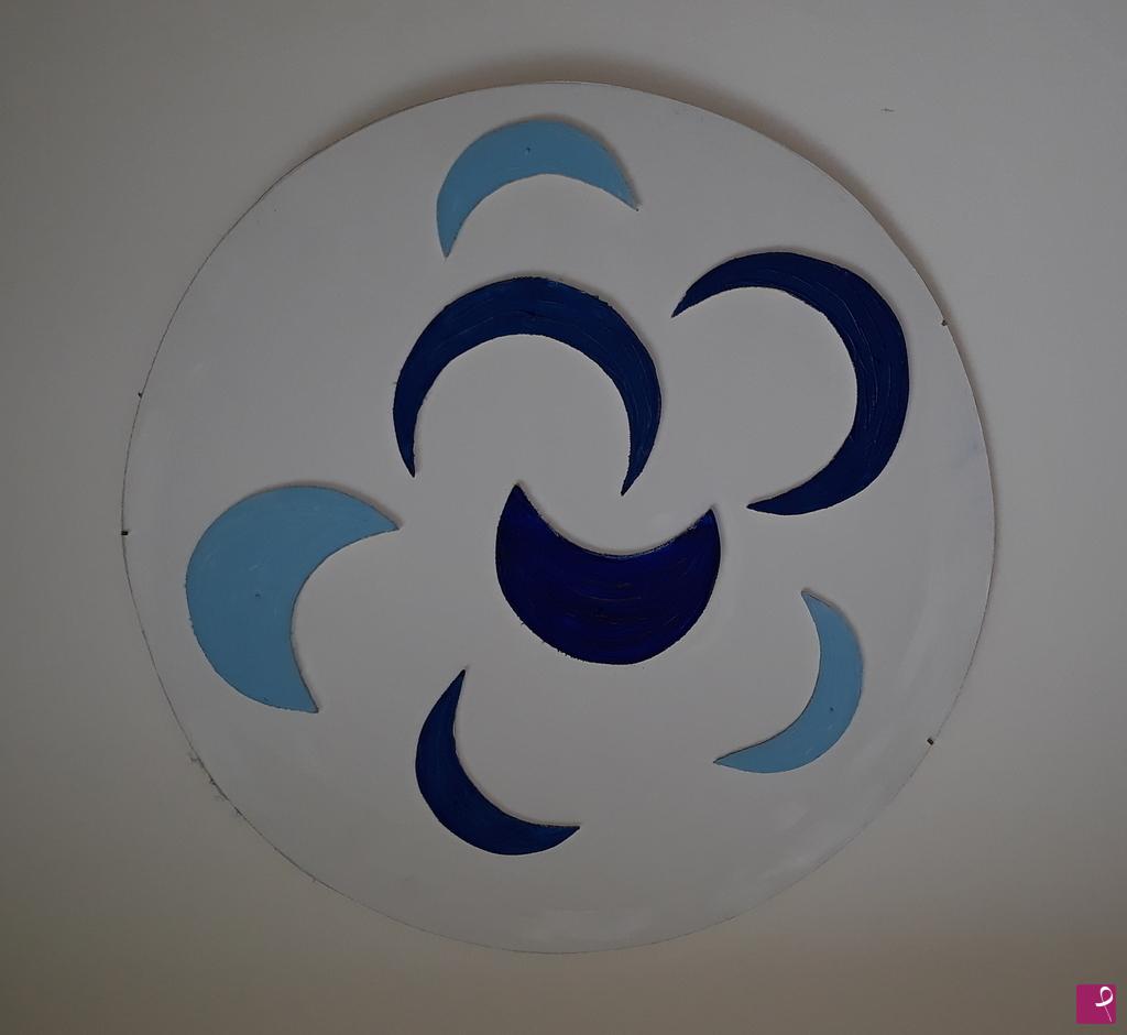 quadri in vendita online - Lune azzurre e blu