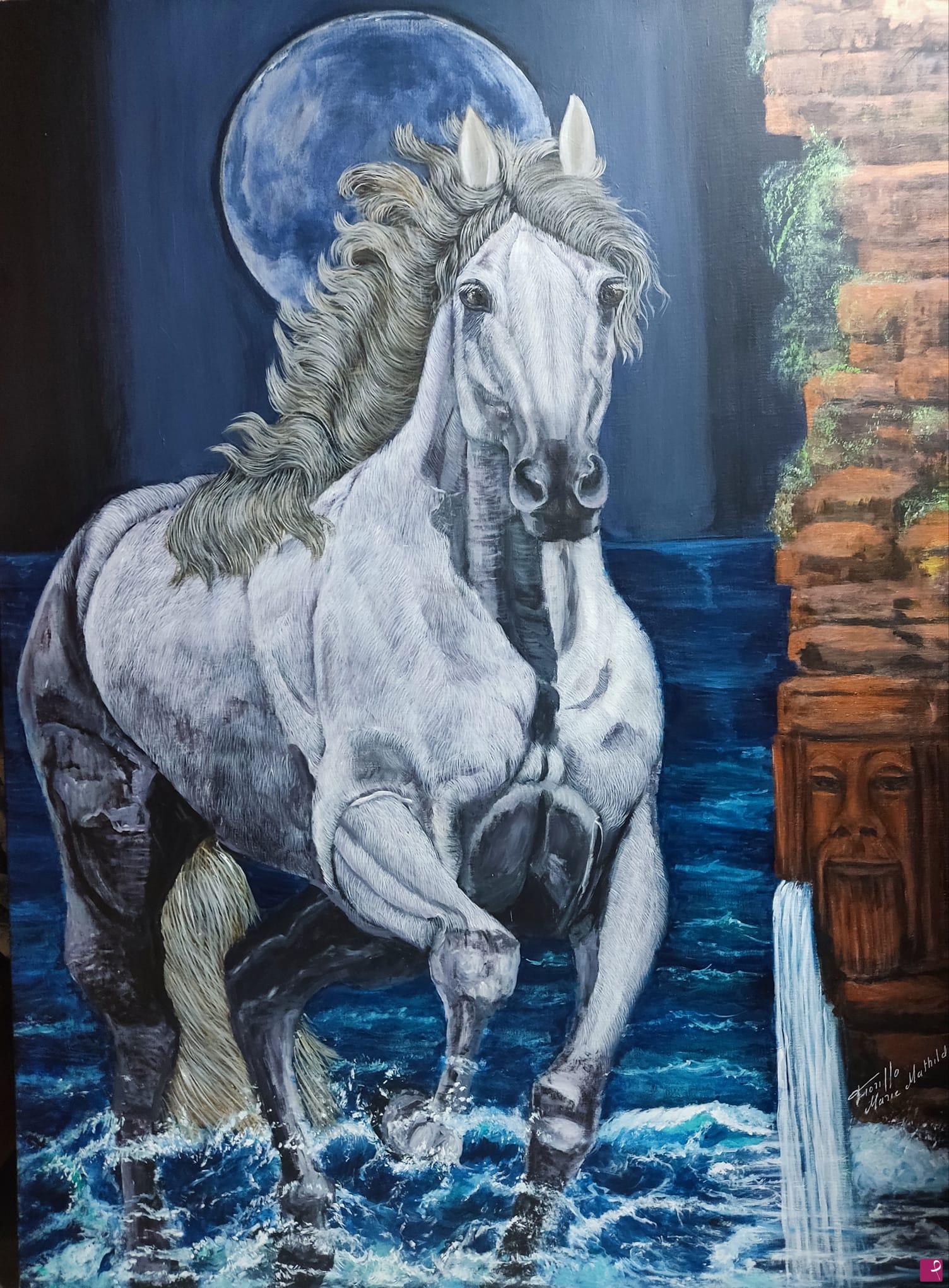 quadri in vendita online - LUNE BLEUE