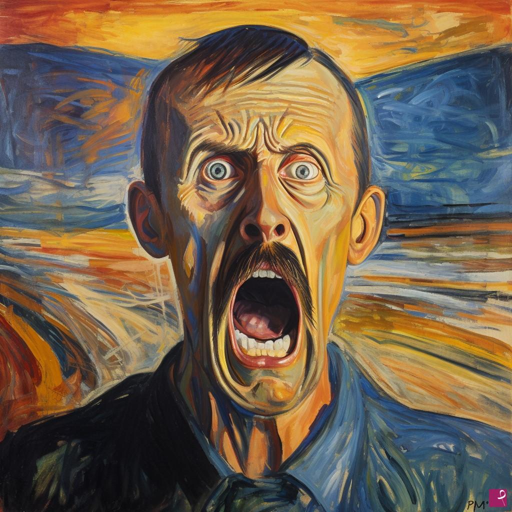 quadri in vendita online - L'urlo di Munch!