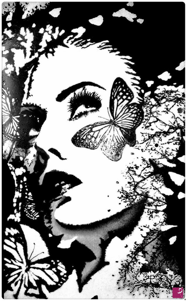 quadri in vendita online - Madame butterflay
