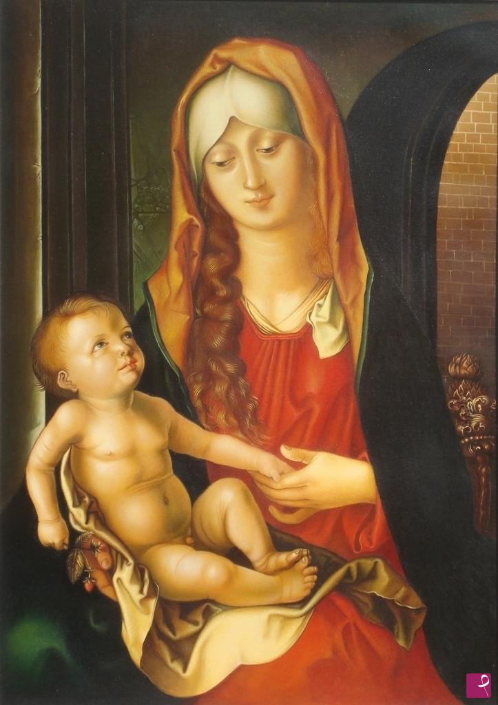 quadri in vendita online - Madonna col bambino
