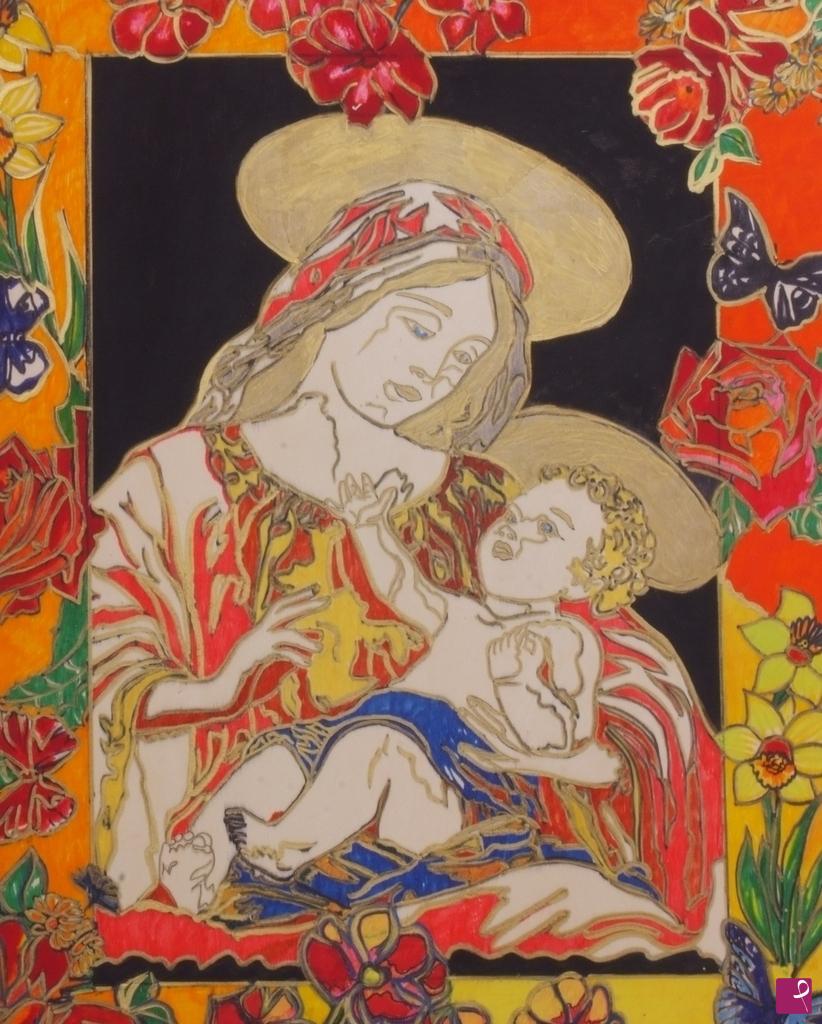 quadri in vendita online - Madonna con Bambino