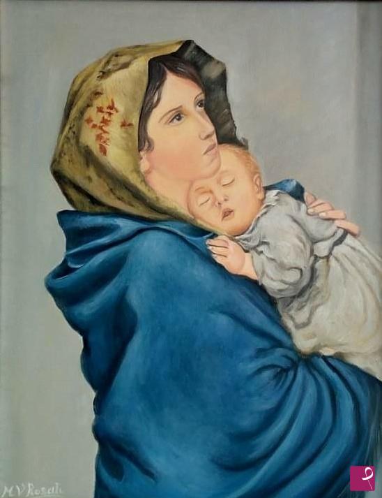 quadri in vendita online - MADONNA DEL RIPOSO 