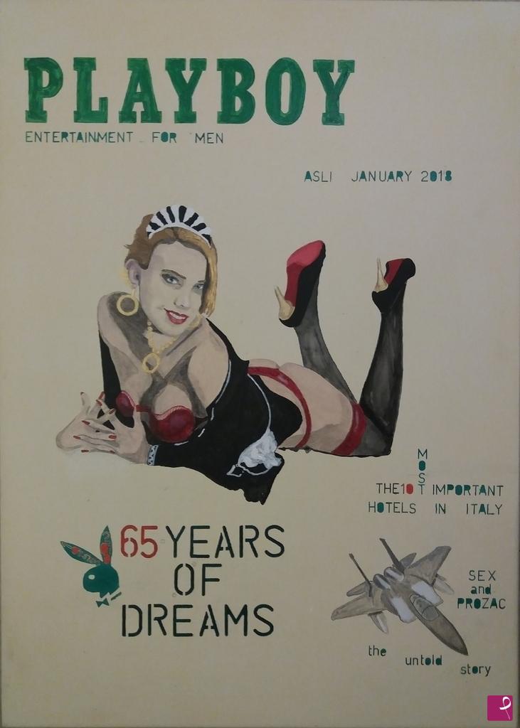 quadri in vendita online - Maid on Playboy