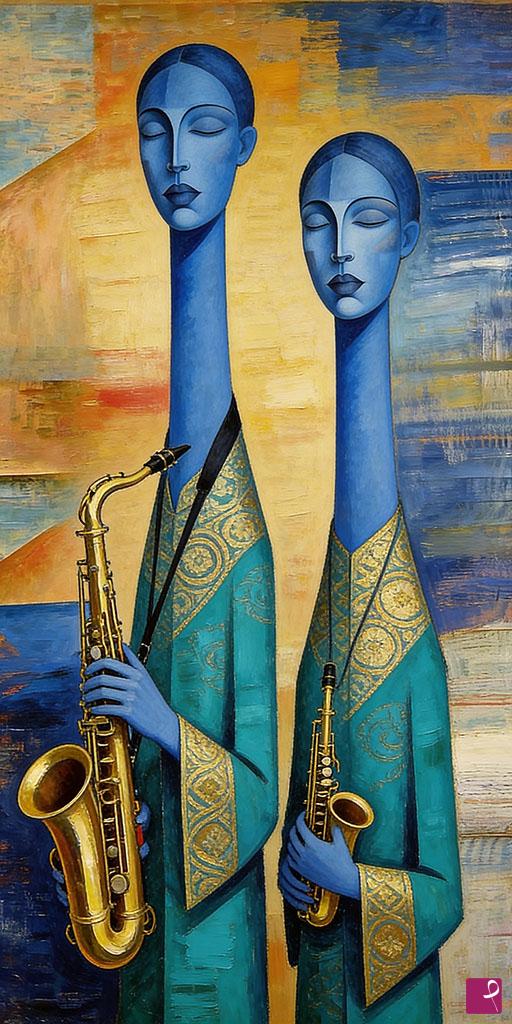 quadri in vendita online - Making music - 34