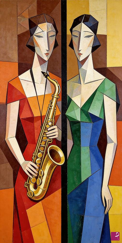 quadri in vendita online - Making music - 36