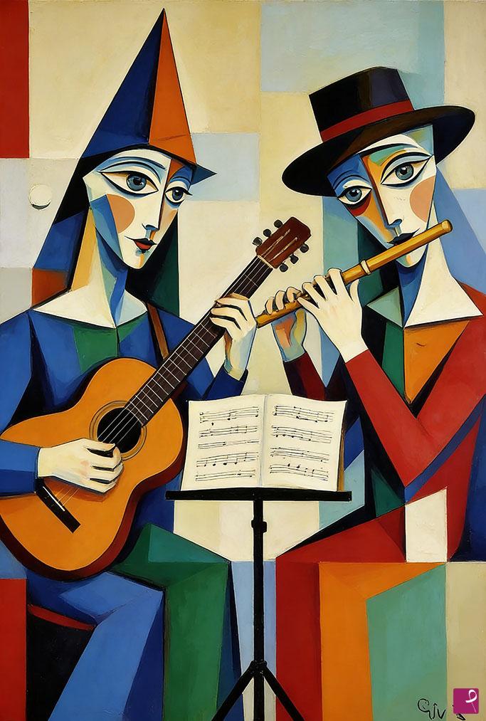 quadri in vendita online - Making music - 45