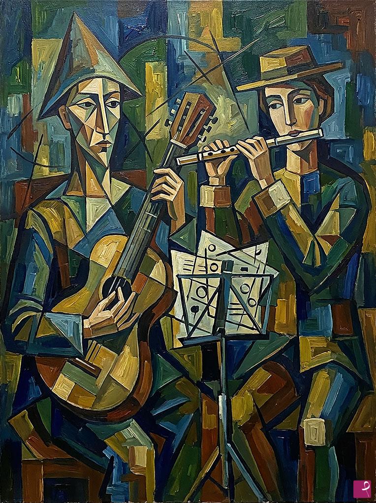 quadri in vendita online - Making music - 55
