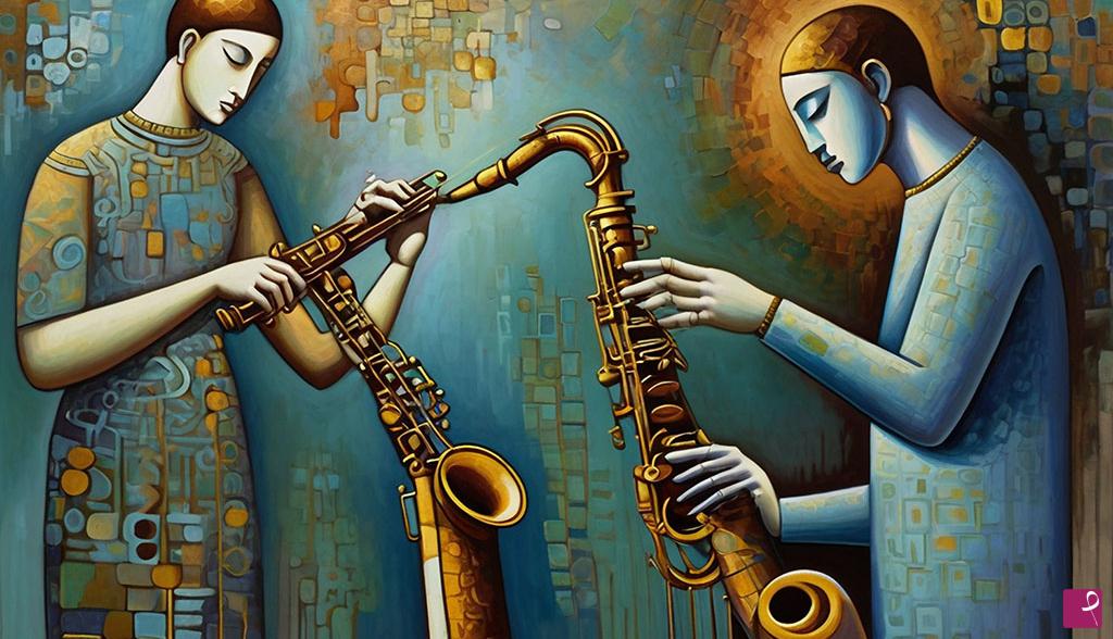 quadri in vendita online - Making music x - 3