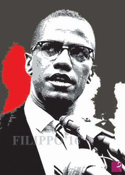 quadri in vendita online - Malcom X