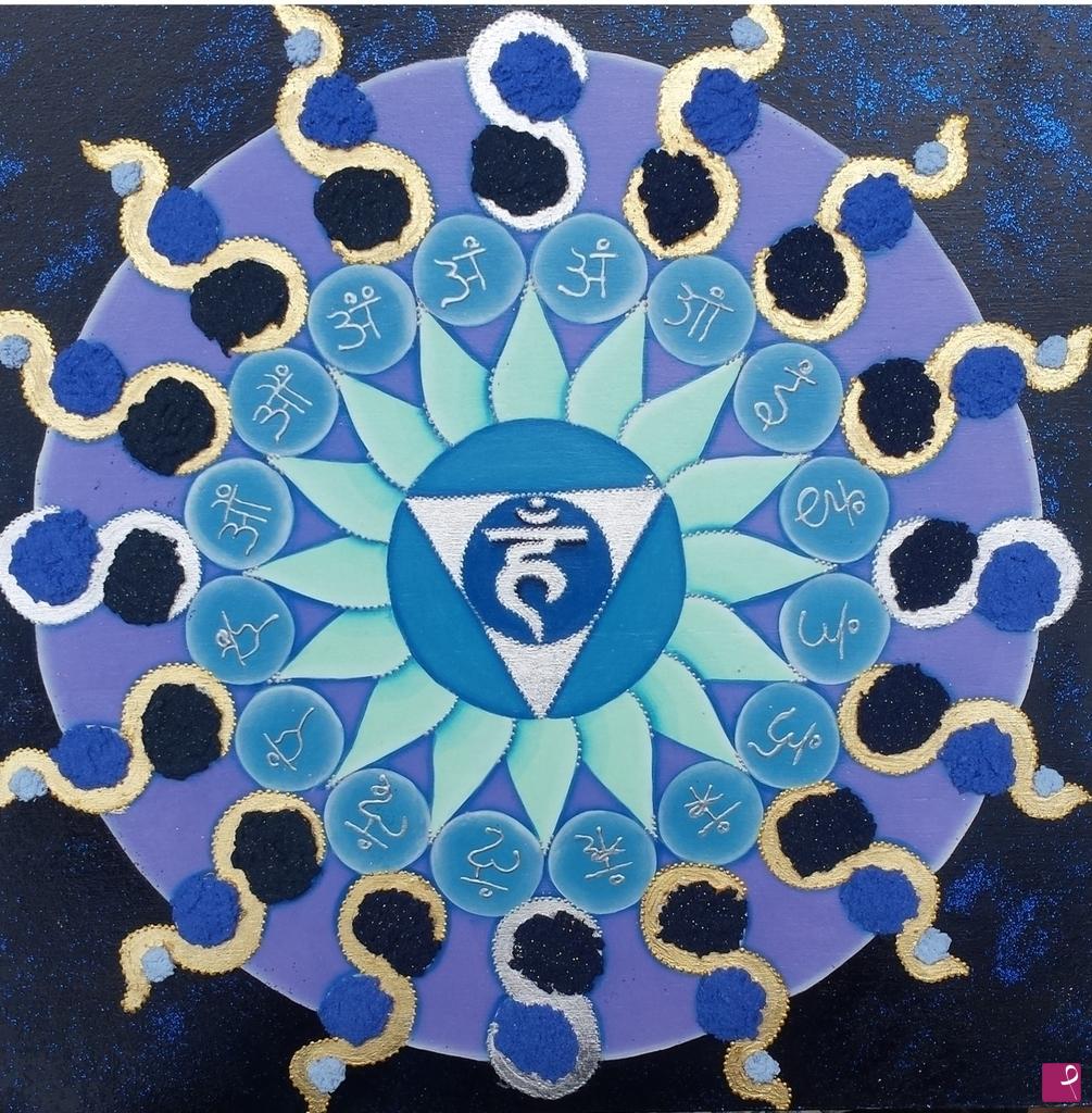 quadri in vendita online - Mandala - VISHUDDHA