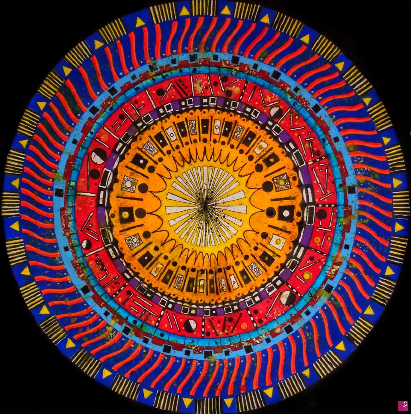 quadri in vendita online - Mandala della mente silenziosa