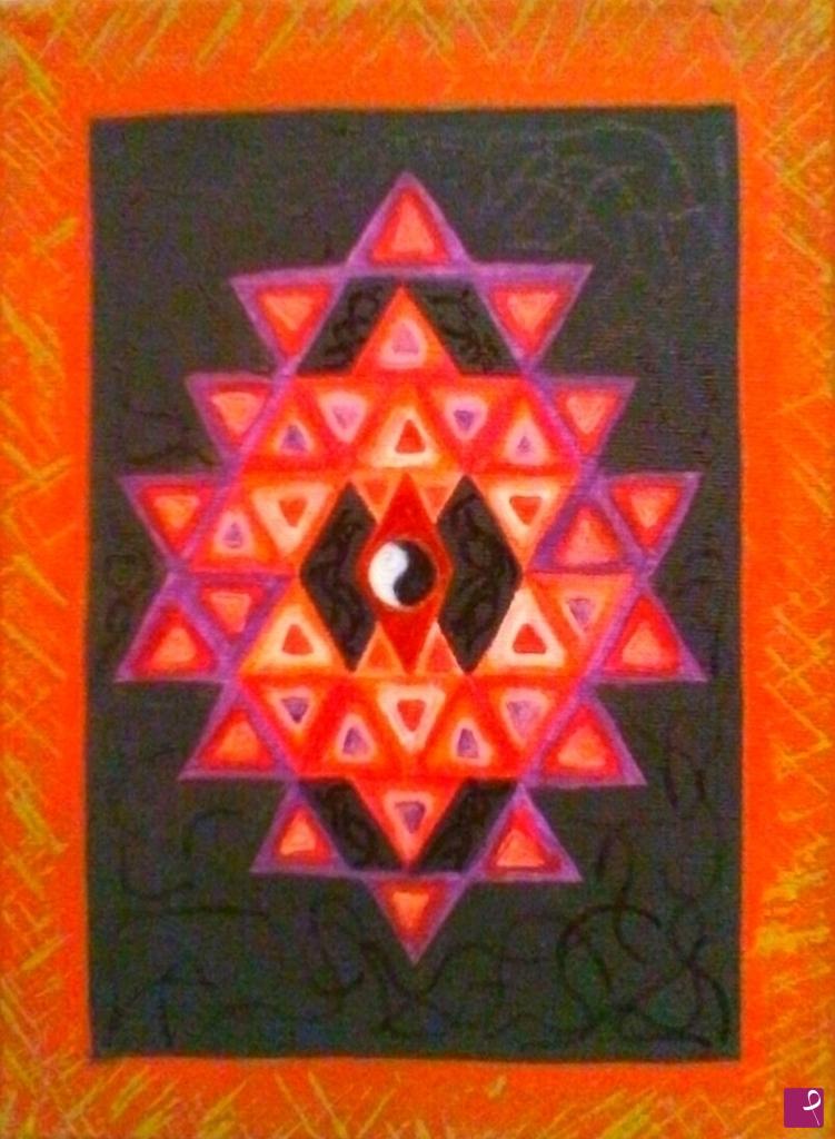quadri in vendita online - MANDALA TRIANGLES
