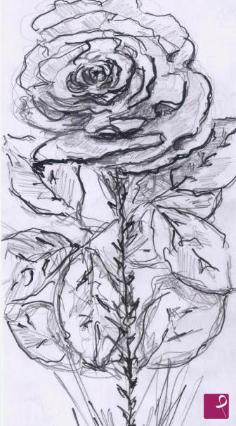 quadri in vendita online - "Marble Rose ".