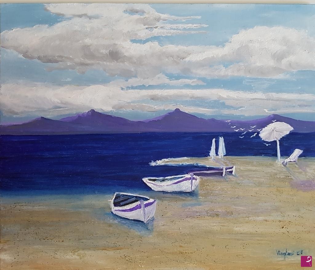 quadri in vendita online - Mare d'inverno