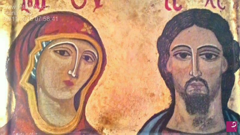 quadri in vendita online - Maria e Cristo