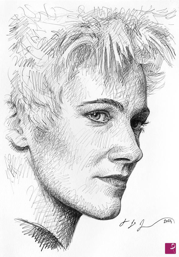 quadri in vendita online - Marie Fredriksson sketch