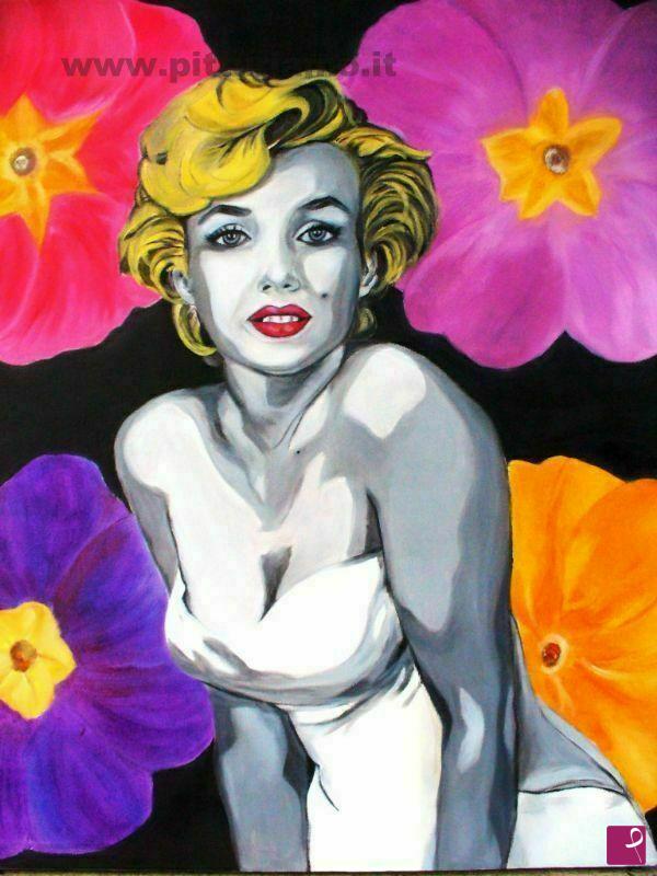 quadri in vendita online - Marilyn pop