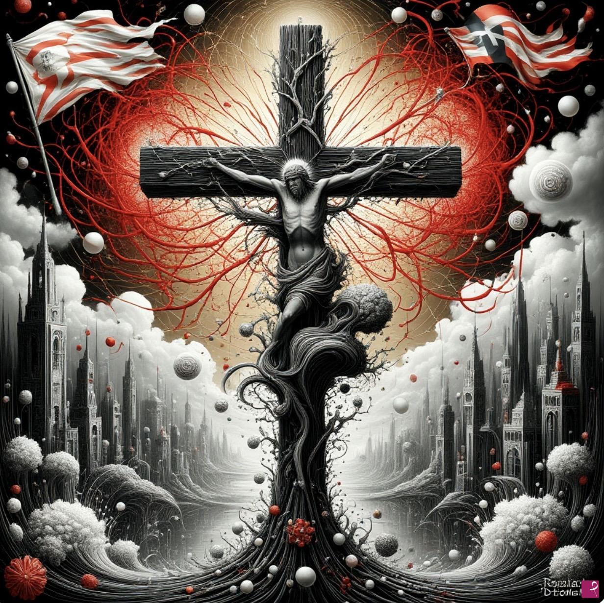 quadri in vendita online - Martyr on Christ