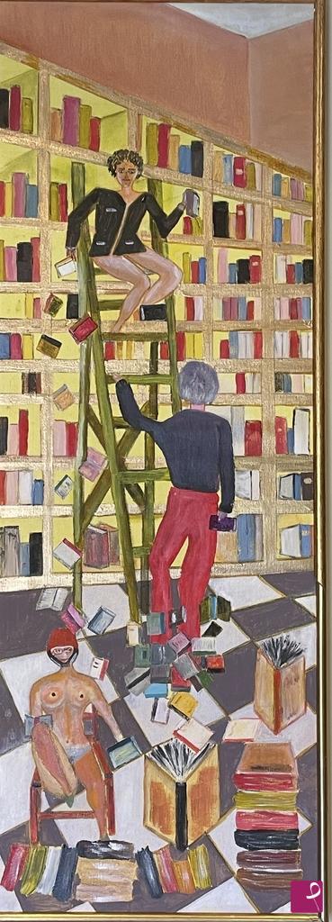 quadri in vendita online - Matti per i libri