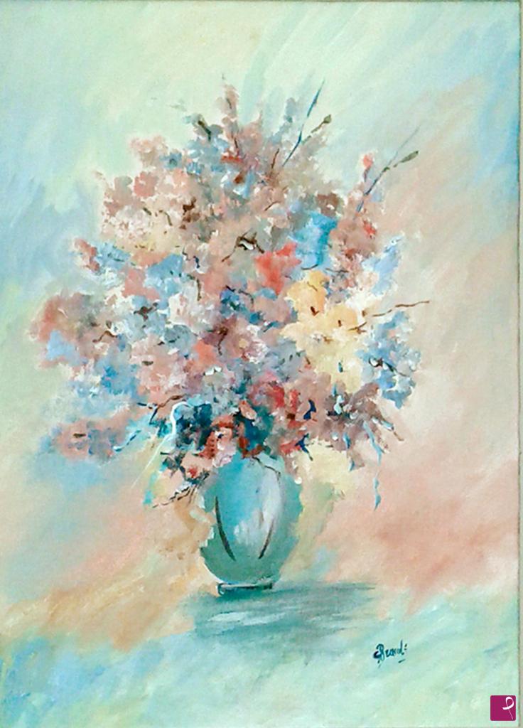 quadri in vendita online - mazzo di fiori 