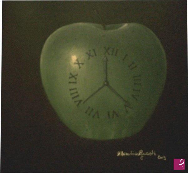 quadri in vendita online - Mela-orologio.