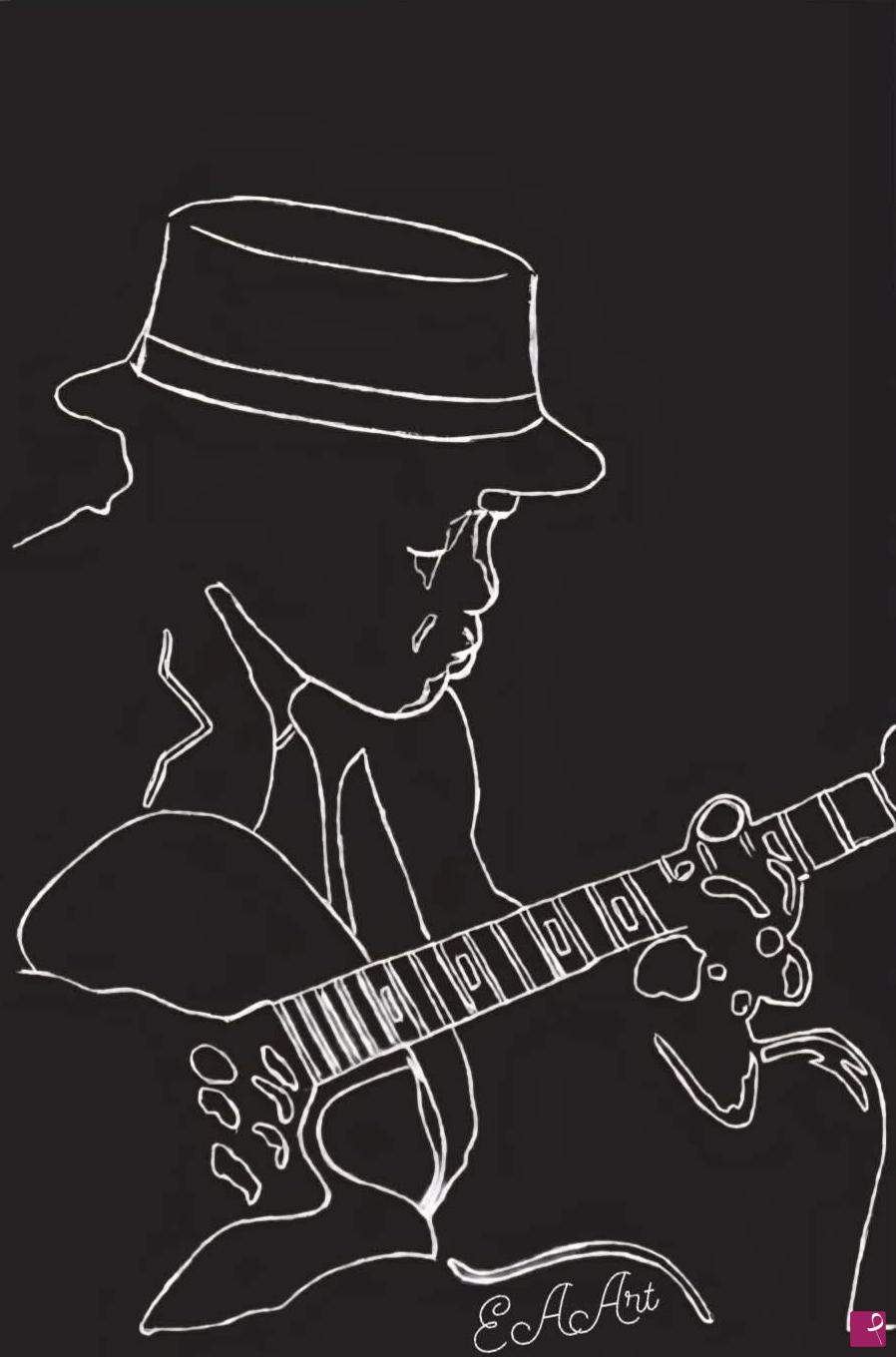 quadri in vendita online - ‘’Mel,the saxophonist ‘’