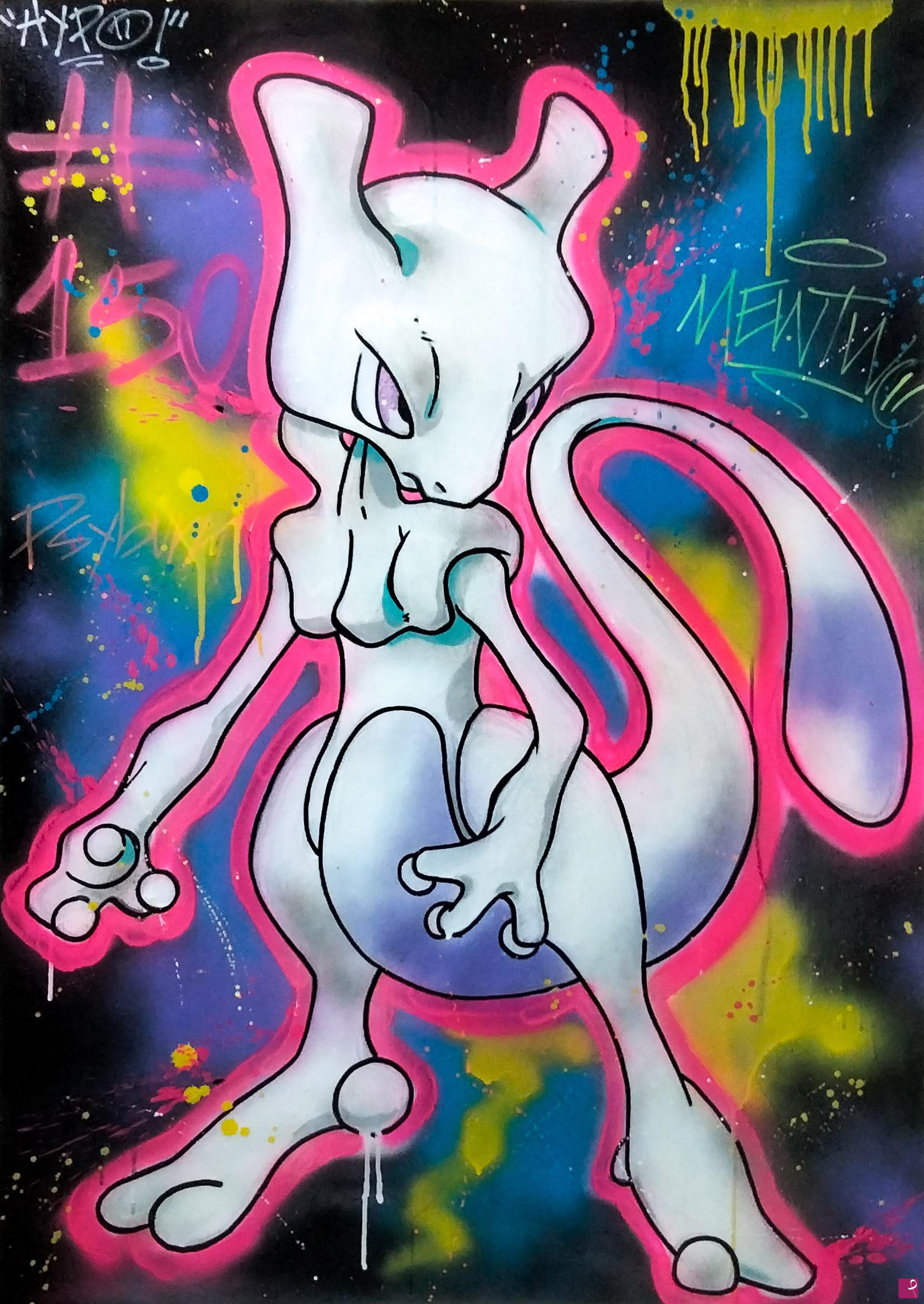 quadri in vendita online - Mewtwo 