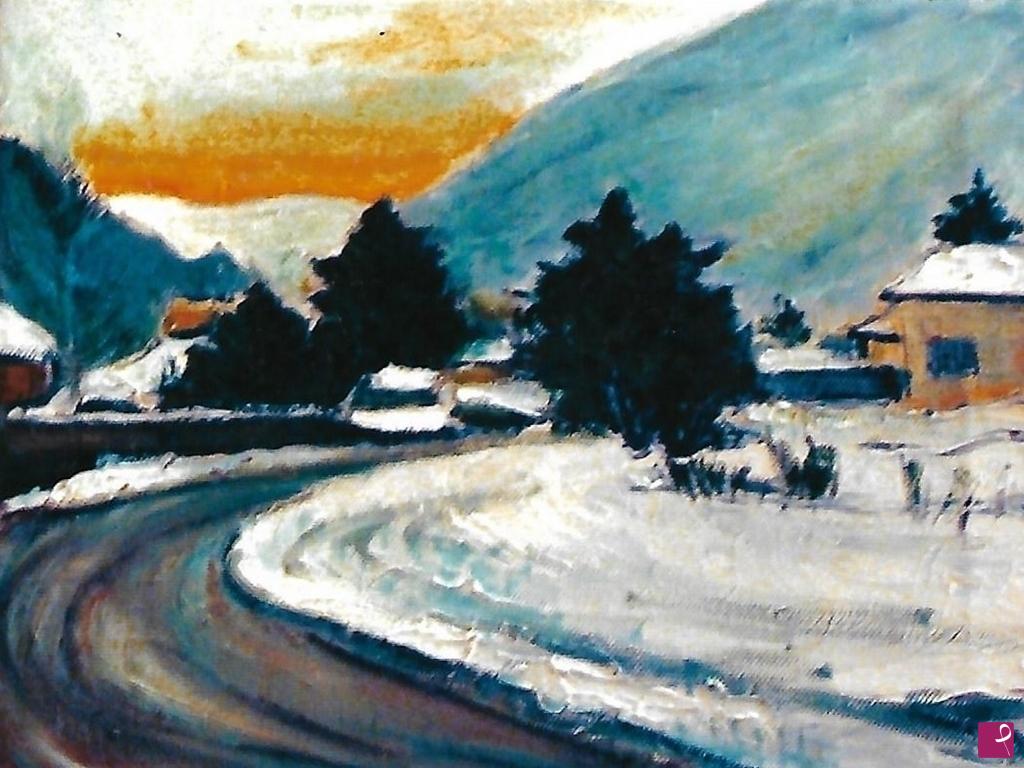 quadri in vendita online - Mezzovico d'inverno