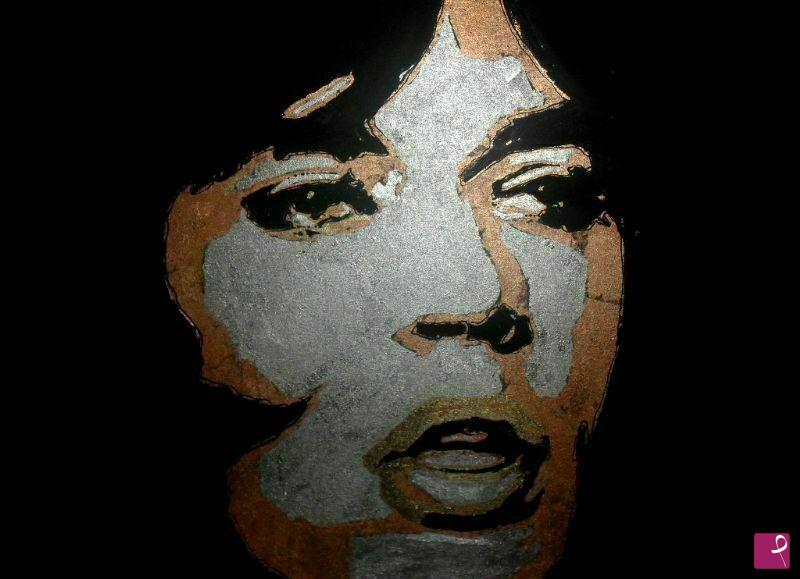 quadri in vendita online - Mick Jagger