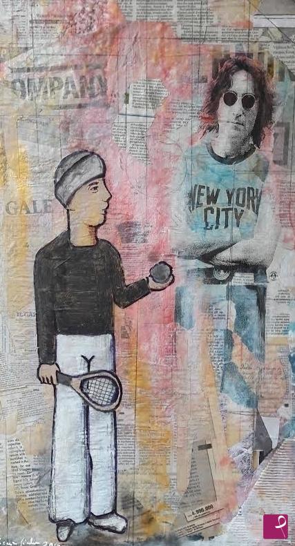 quadri in vendita online - "Middle Class" (Do you like tennis?)