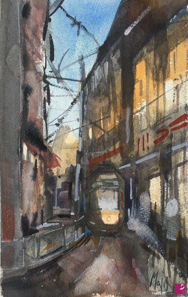 quadri in vendita online - Milano Tram