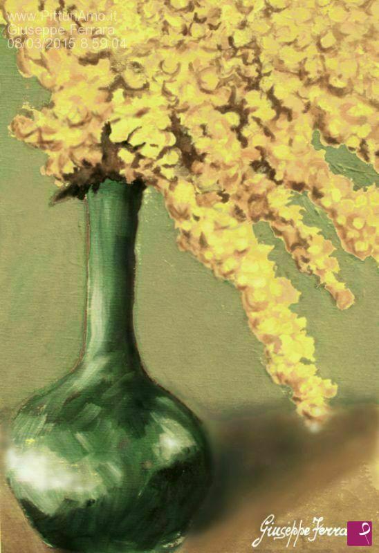 quadri in vendita online - Mimose
