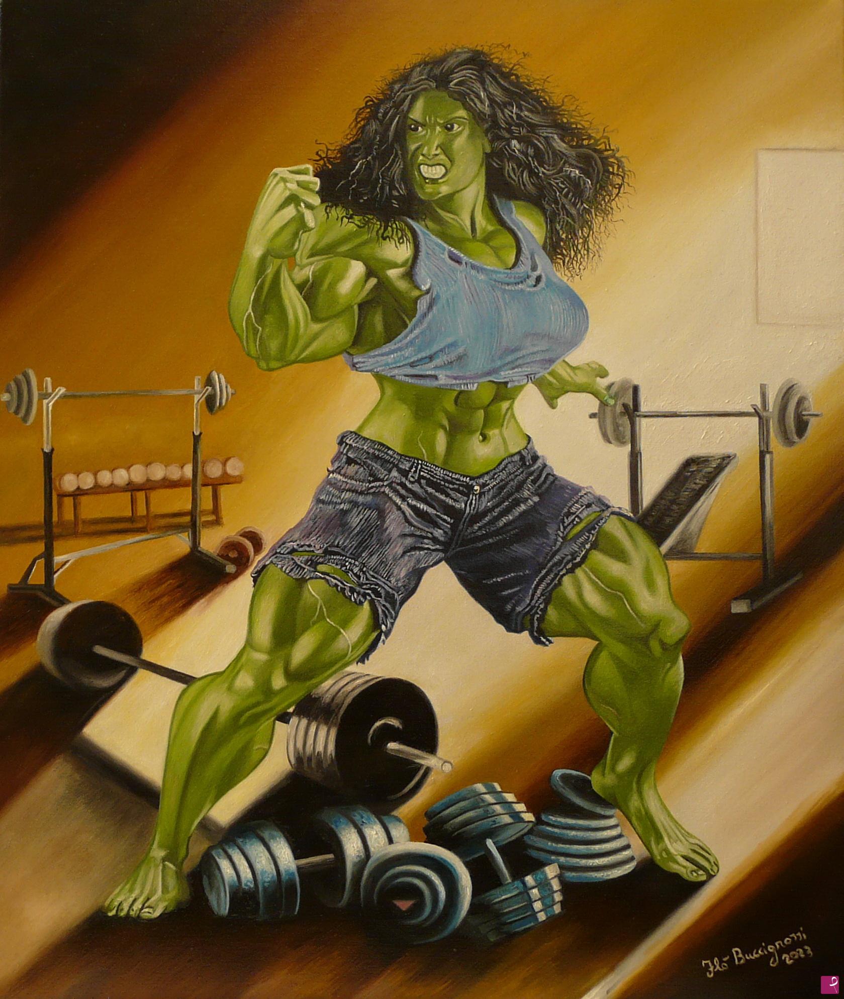 quadri in vendita online - Mina She-Hulk