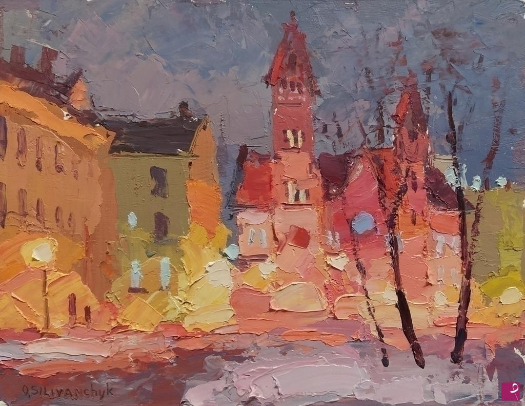quadri in vendita online - Minsk. Chiesa Rossa