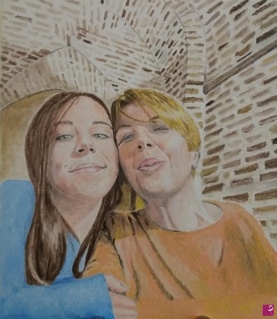 quadri in vendita online - Miranda e Dora