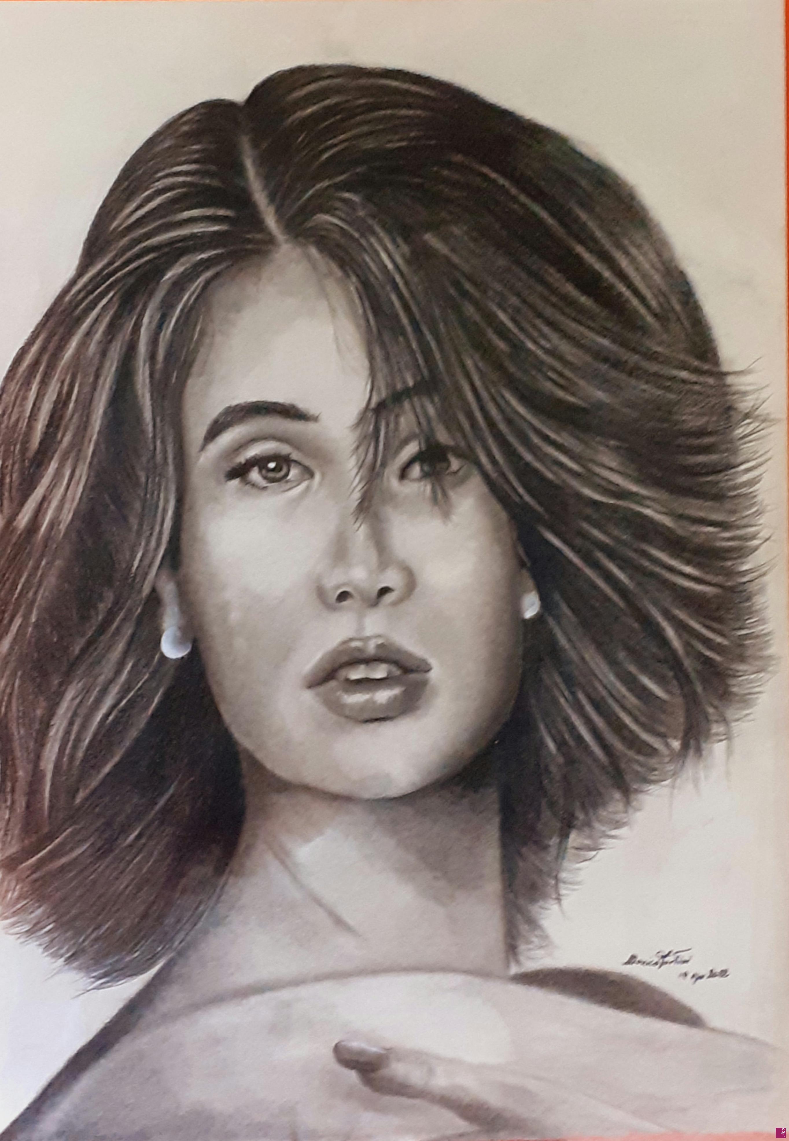 quadri in vendita online - Model portrait