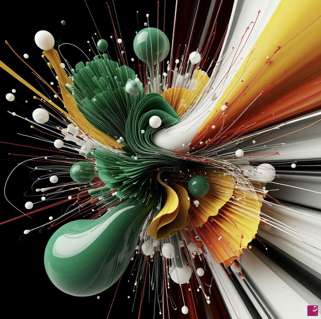 quadri in vendita online - Molecular explosion