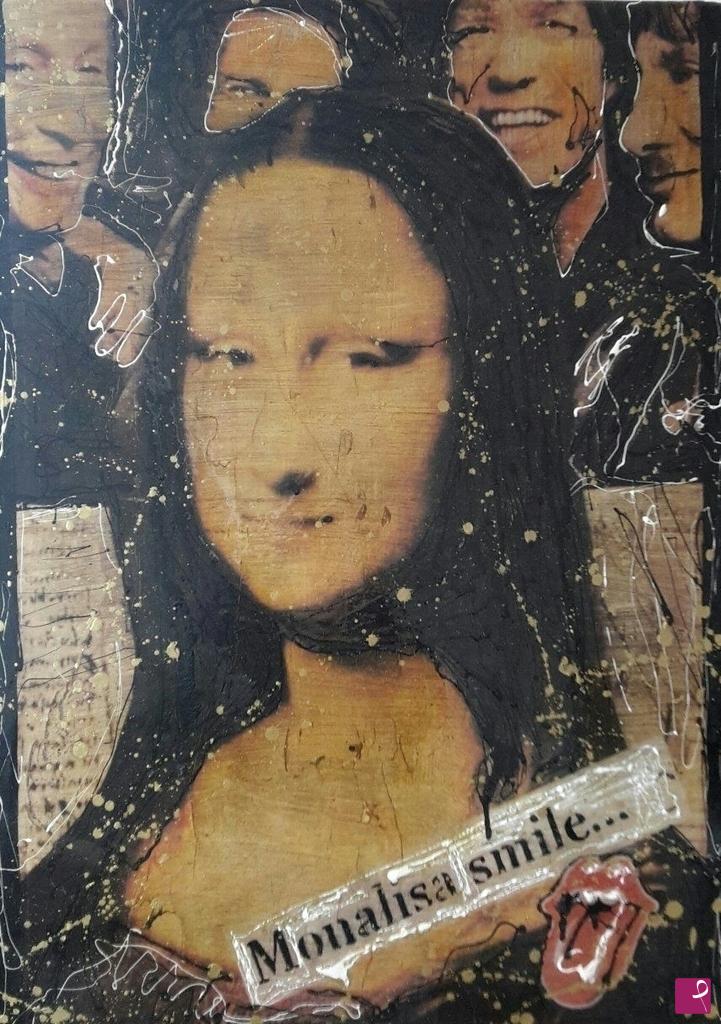 quadri in vendita online - "Monalisa...smile!"