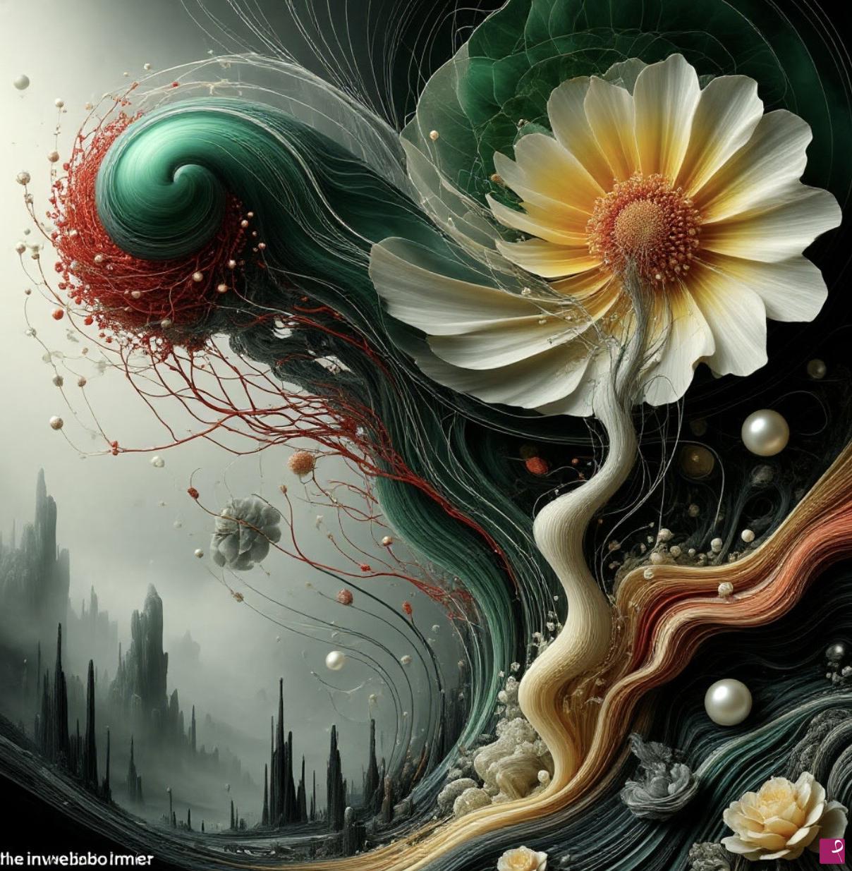 quadri in vendita online - Mountain Flower
