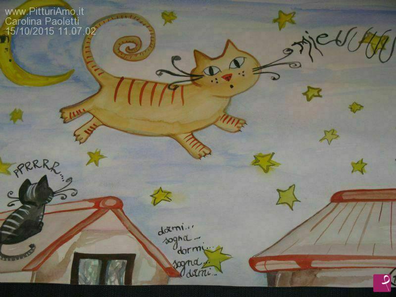 quadri in vendita online - Murales cameretta bimba