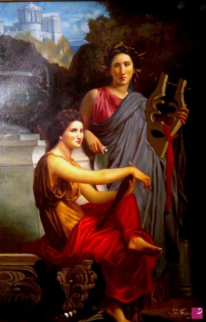quadri in vendita online - Muse della pittura e della musica