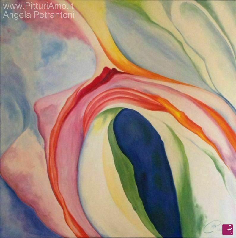 quadri in vendita online - Musica - Rosa e blu II