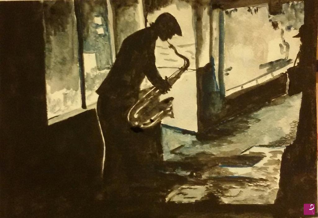quadri in vendita online - Musica per le strade