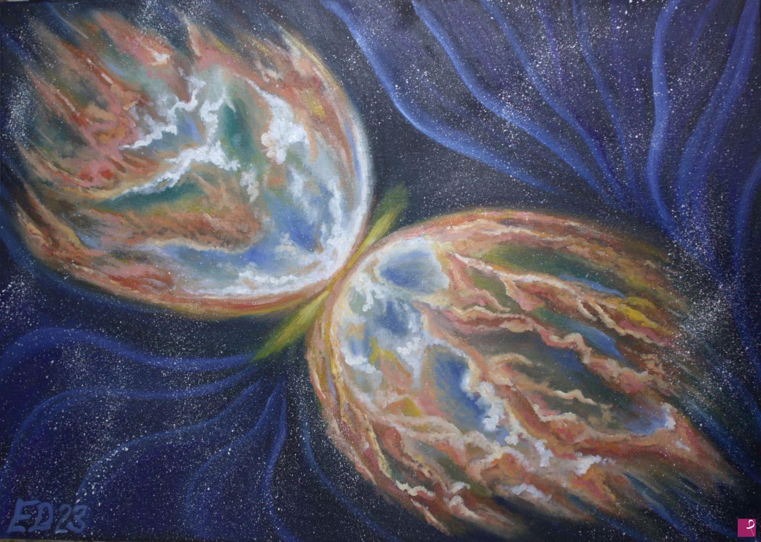 quadri in vendita online - Nebulosa Farfalla
