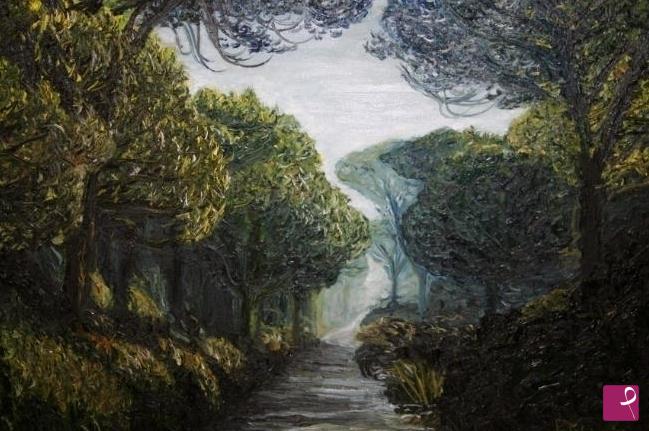 quadri in vendita online - Nel bosco