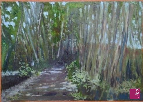 quadri in vendita online - Nel Bosco 