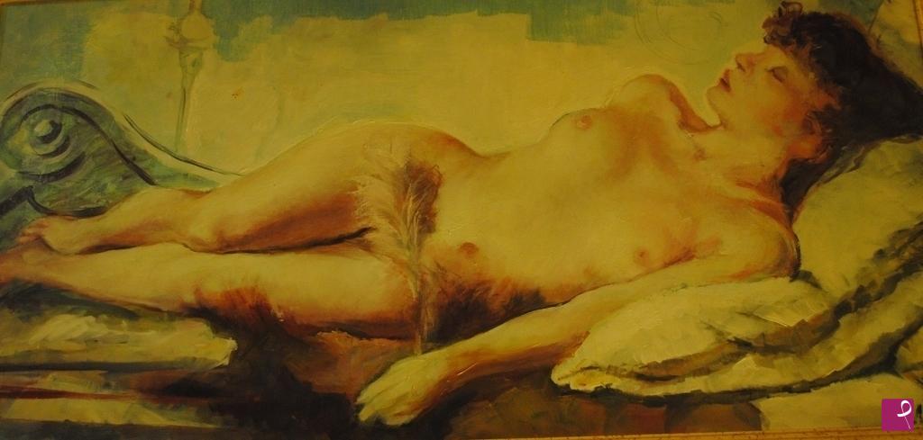 quadri in vendita online - "NEL TEPIDARIUM"COPIA PERSONALIZZATA DA ALMA TADEMA