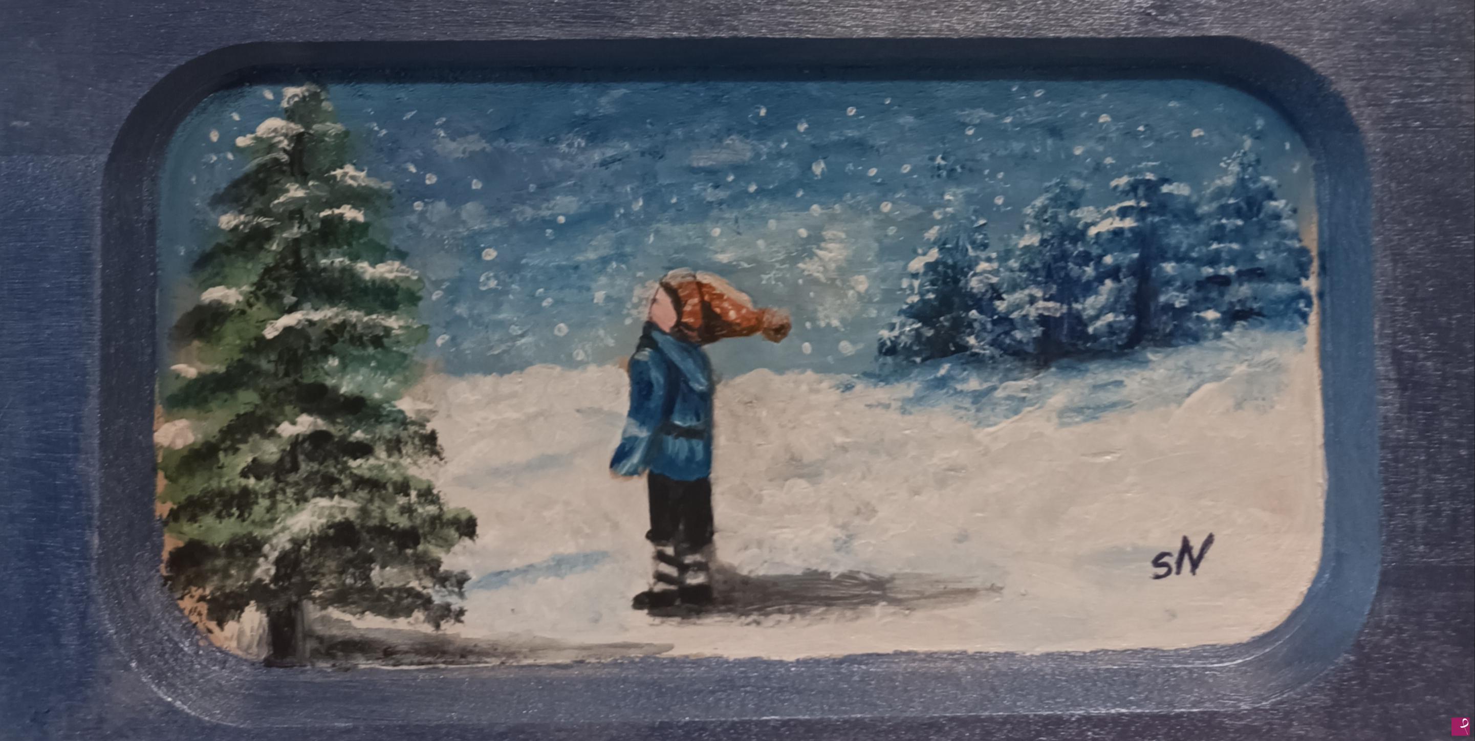 quadri in vendita online - Nevica